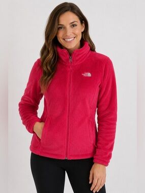 The North Face Osito Fleece Jacket Women’s XS Pink Full Zip Soft Cozy